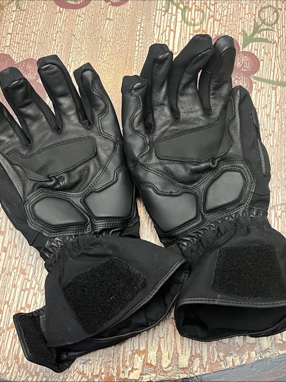 Alpinestars Black Tech-Riding Protective Motorcycle Gloves Size L - Picture 5 of 11